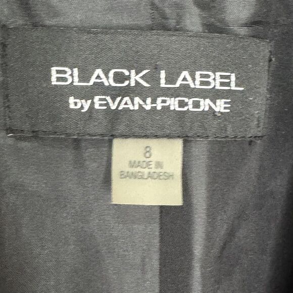 Black Label Evan-Picone Blazer Womens 8 Red Plaid Tartan One Button Jacket - Picture 2 of 8